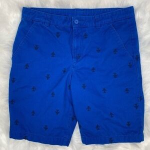 Hanna Andersson Airplane Embroidered Shorts